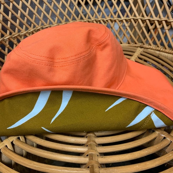 Anthropologie reversible canvas hat new without tags one size - Picture 10 of 11